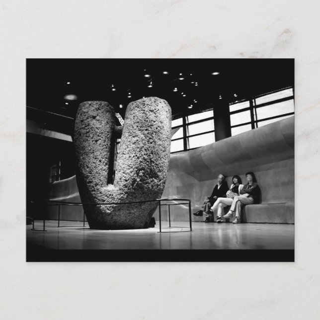 Megalith Musee du Quai Branly Paris-vykort Vykort (Framsida)