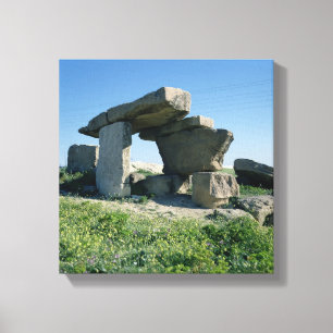 Megalith som är förhistorisk canvastryck