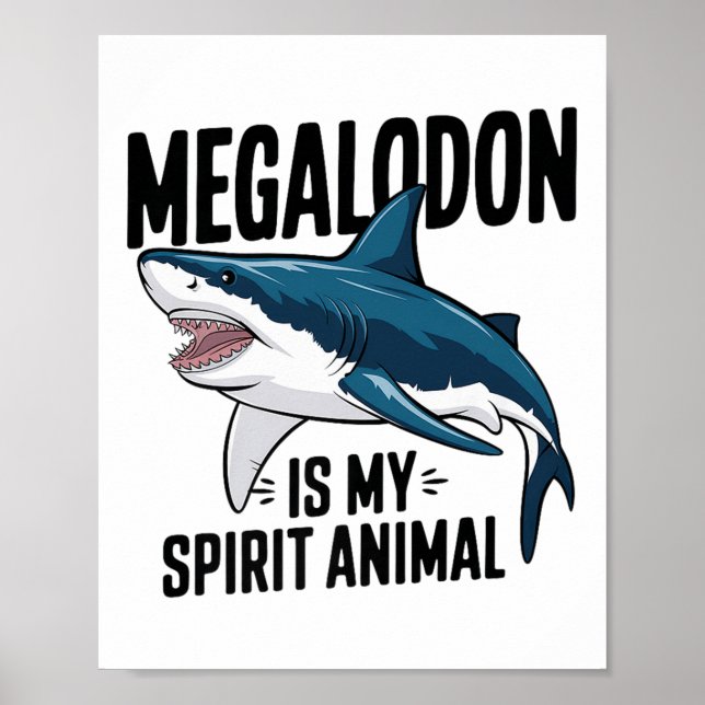 Megalodon är min själ... poster (Framsidan)