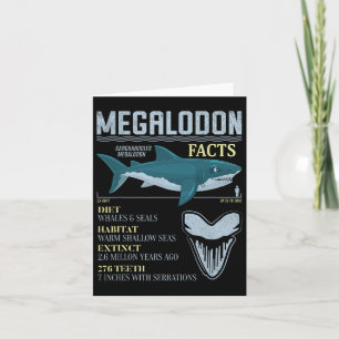 Megalodon Facts Meg Prehistork Shark Tooth Fossil Kort