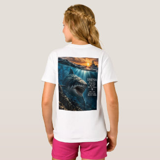 Megalodon-haj Oceanäventyr Barn T-Shirt