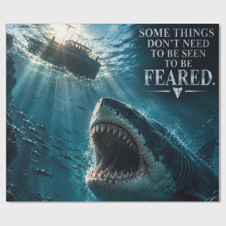 Megalodon-hajattack Presentpapper