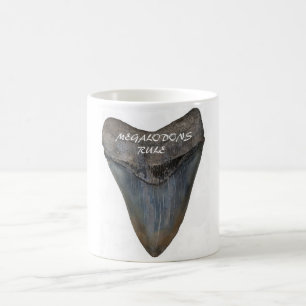 Megalodon hajtand kaffemugg