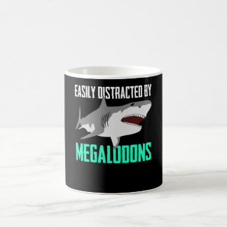 Megalodon Joke with Shark Kaffemugg