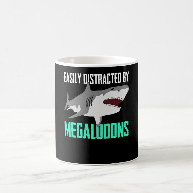 Megalodon Joke with Shark Kaffemugg (Center)
