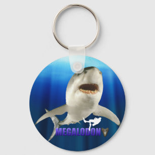 Megalodon Keychain Nyckelring