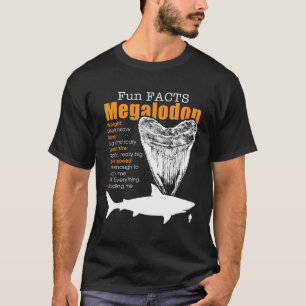 Megalodon Långärmad Shirt - Funny Megalodon Fact T