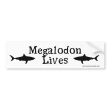 Megalodon liv! Bildekal