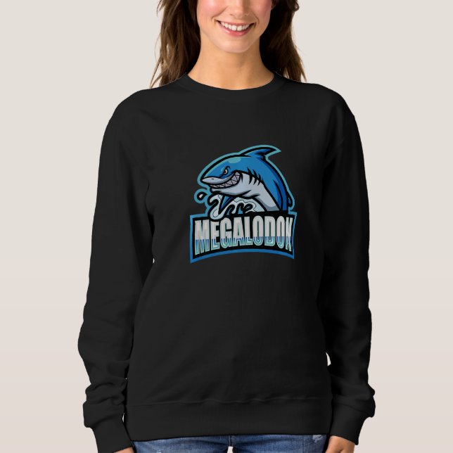 Megalodon Marine Dinosaurs Lovers Marine Biologist T Shirt (Framsida)