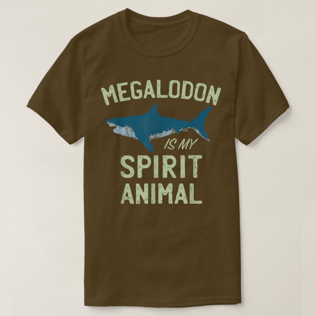 Megalodon Meg Tfor Shark Älskare & Kids Gift T Shirt (Design framsida)