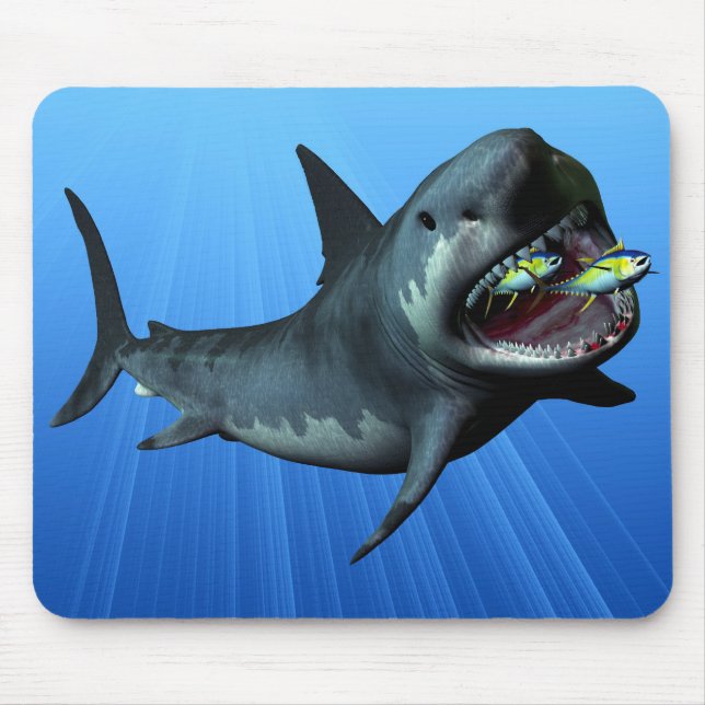 Megalodon Mousepad Musmatta (Framsidan)