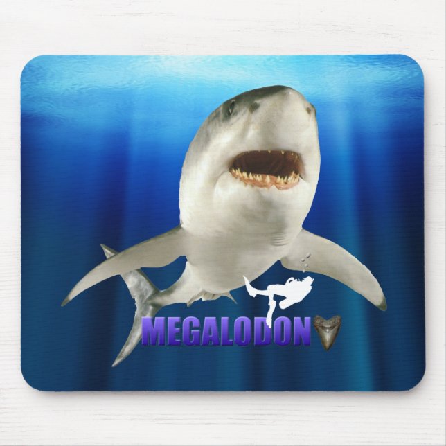 Megalodon Mousepad Musmatta (Framsidan)