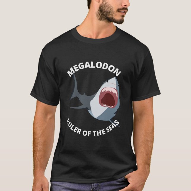 Megalodon T Shirt (Framsida)