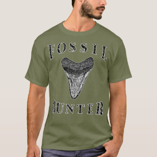Megalodon Tooth Sharks Tooth Fossil Hunter T Shirt