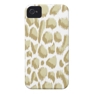 Megan Adams djurt tryck Ikat Biege iPhone 4 Cover
