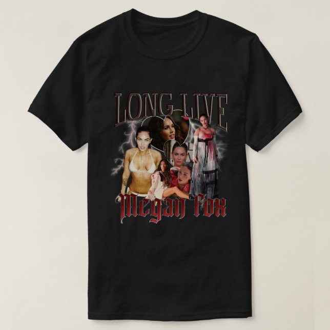 Megan Fox Bootleg Design T Shirt (Design framsida)