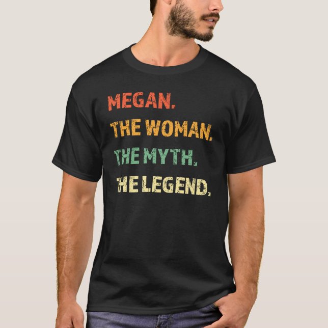 Megan, kvinnan, myten, legend flicka t shirt (Framsida)