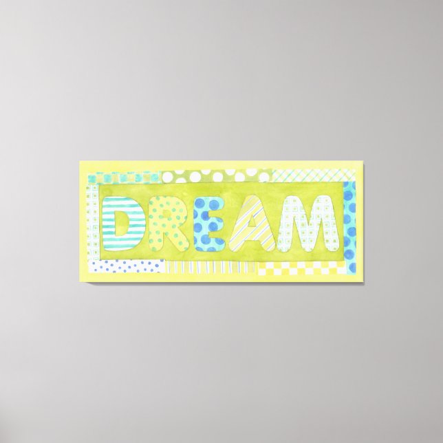Megan Meagher, inspirationsgivande Ord | Dream Canvastryck (Framsida)