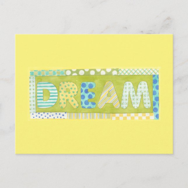 Megan Meagher, inspirationsgivande Ord | Dream Vykort (Framsida)