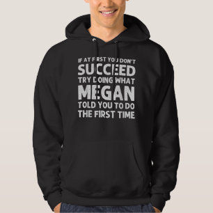 MEGAN Namn Personlig Birthday Funny jul J Hoodie