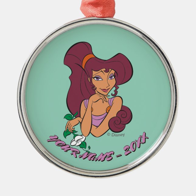 Megara Goddess at Heart Metal Ornament (Framsidan)
