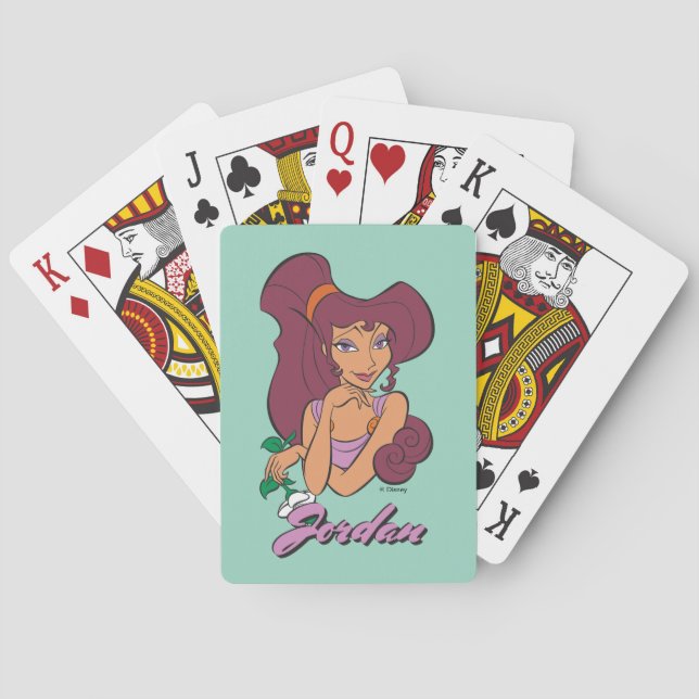 Megara Goddess at Heart Poker Cards Casinokort (Baksidan)