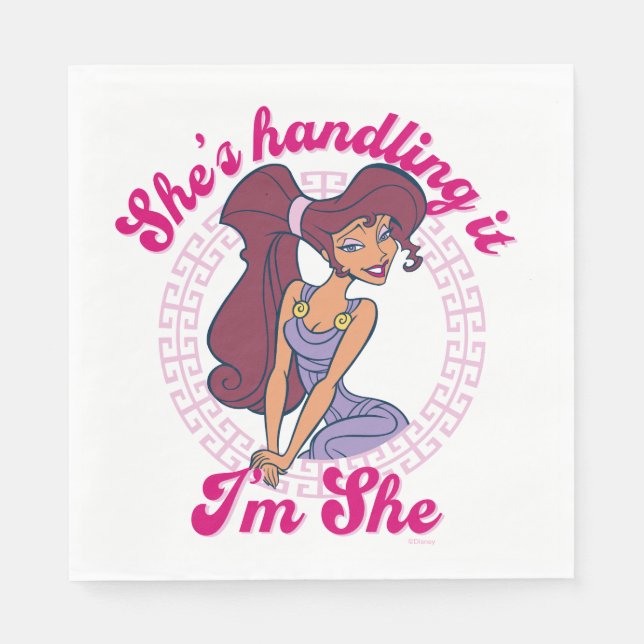 Megara - She's Handling It, I'm She Napkins Pappersservett (Framsidan)