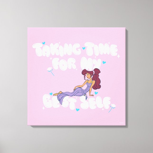 Megara - Taking Time For My Best Self Canvas Print (Framsida)