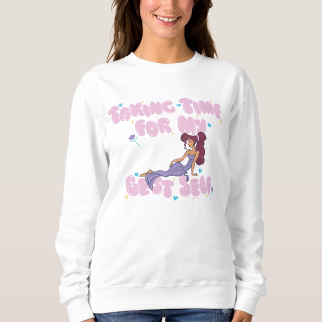Megara - Taking Time For My Best Self Sweatshirt T Shirt (Framsida)