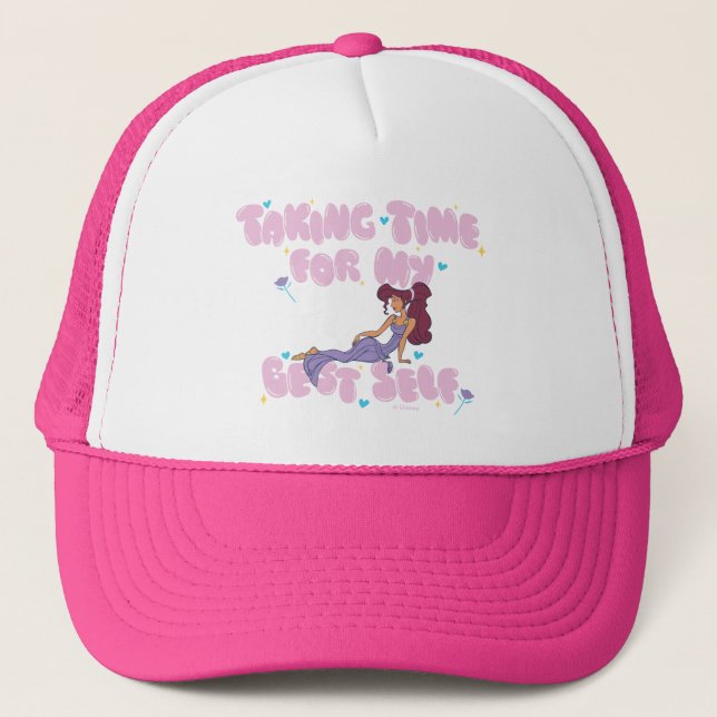 Megara - Taking Time For My Best Self Trucker Hat Keps (Framsida)