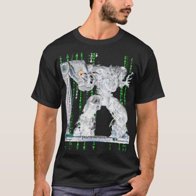 Megatron Transformers Leksak Hämnd Fallen MA T Shirt (Framsida)