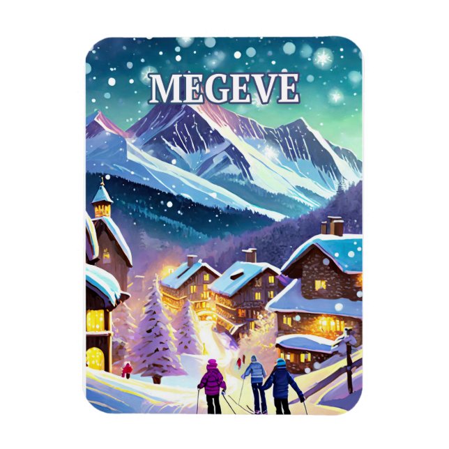 Megève : Élégance Alpine et Prestige Hivernal Magnet (Vertikal)