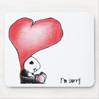 Megg: En gullig panda - hjärta, ledsen I-förmiddag Musmatta
