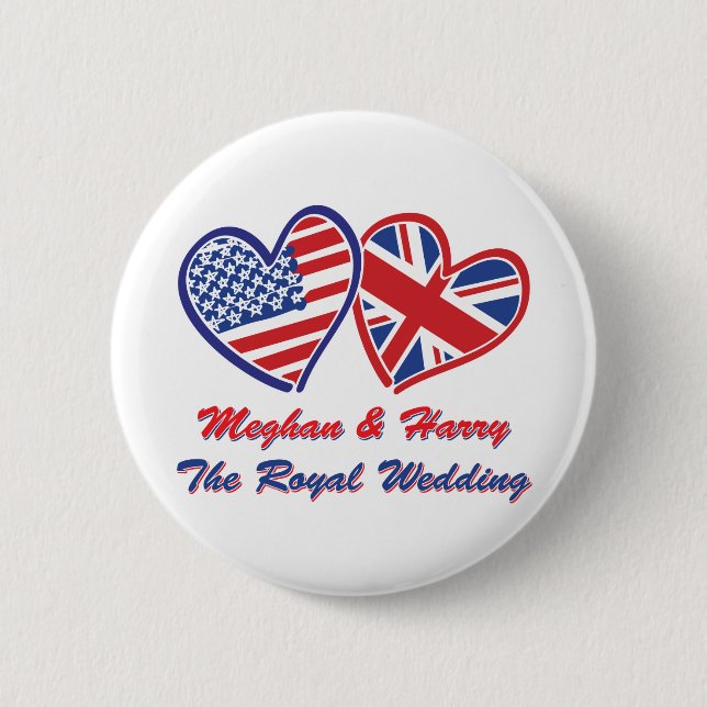 Meghan-and-Harrys Bröllop Knapp (Framsida)
