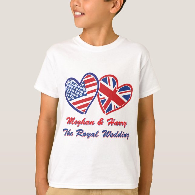 Meghan-and-Harrys Bröllop T-shirt (Framsida)