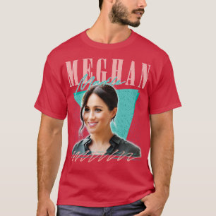 Meghan Markle Fläkt Art Design T Shirt