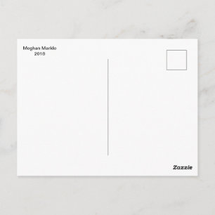 Meghan Markle Lila Postcard Vykort