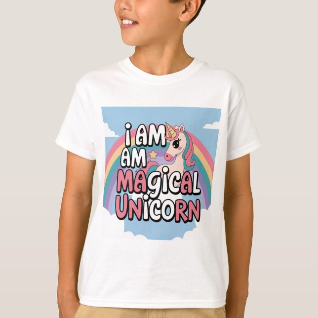 MEGICAL UNICORN T SHIRT (Framsida)