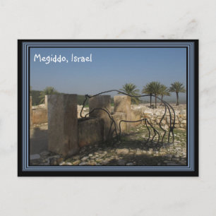 Megiddo Israel-vykort Vykort