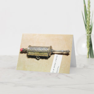 Megillah fodral, från Alsace Kort