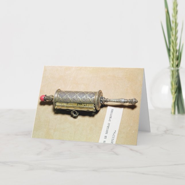 Megillah fodral, från Alsace Kort (Framsida)