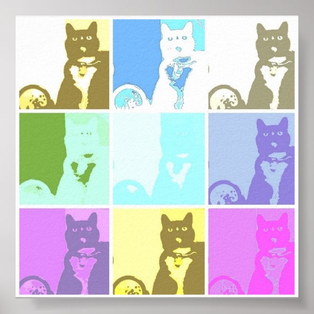 Megumi-kvadrater Poster (Framsidan)