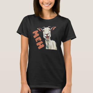 Meh, Funny Farm Animal T Shirt