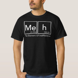 Meh Inslag på en odifferens vid en vanlig periodis T Shirt