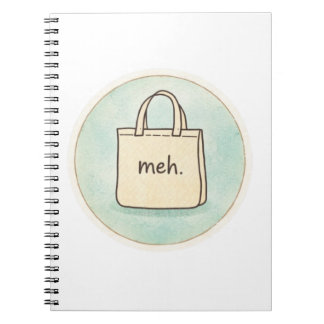 Meh Shopping Tote Anteckningar  Anteckningsbok