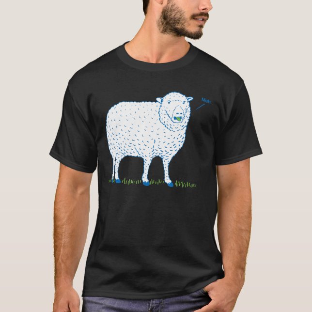 "Meh" skjorta T Shirt (Framsida)