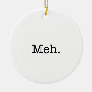Meh Slangcitationstecken - kall Julgransprydnad Keramik