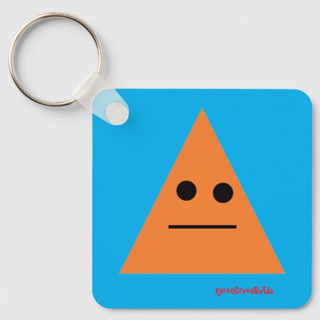 Meh Triangle Keychain Nyckelring (Framsida)