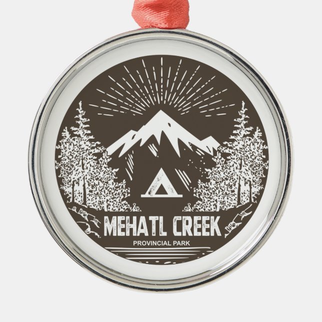 Mehatl Bäck provinspark Julgransprydnad Metall (Framsidan)