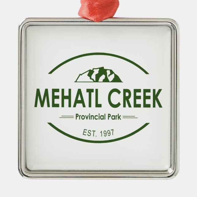 Mehatl Bäck provinspark Julgransprydnad Metall (Framsidan)